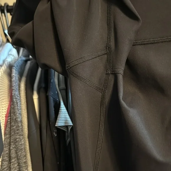 Lululemon Wunder Train High-Rise Tight 25" GRAPHIC Sz 6 Black Iridescent LOGO - Picture 5 of 8